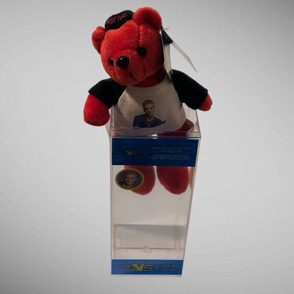 Vintage Justin Timberlake NSYNC  Limited Edition 7” Collectible Plush Bear Cub - Picture 14 of 16